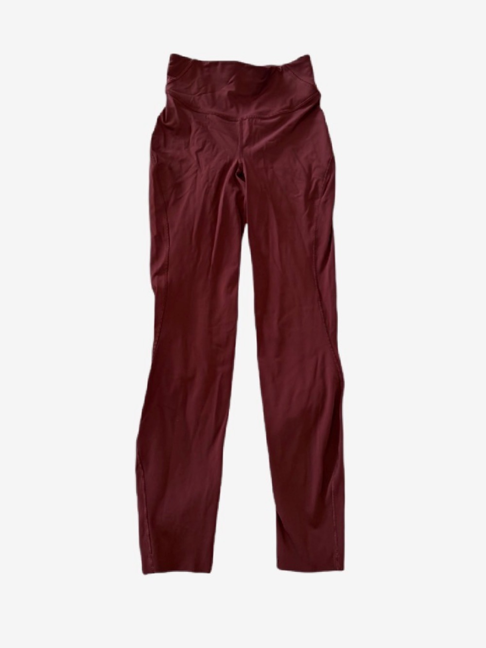 Lululemon High-Waist Maroon Leggings